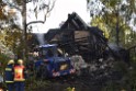 Grossfeuer Einfamilienhaus Siegburg Muehlengrabenstr P1047